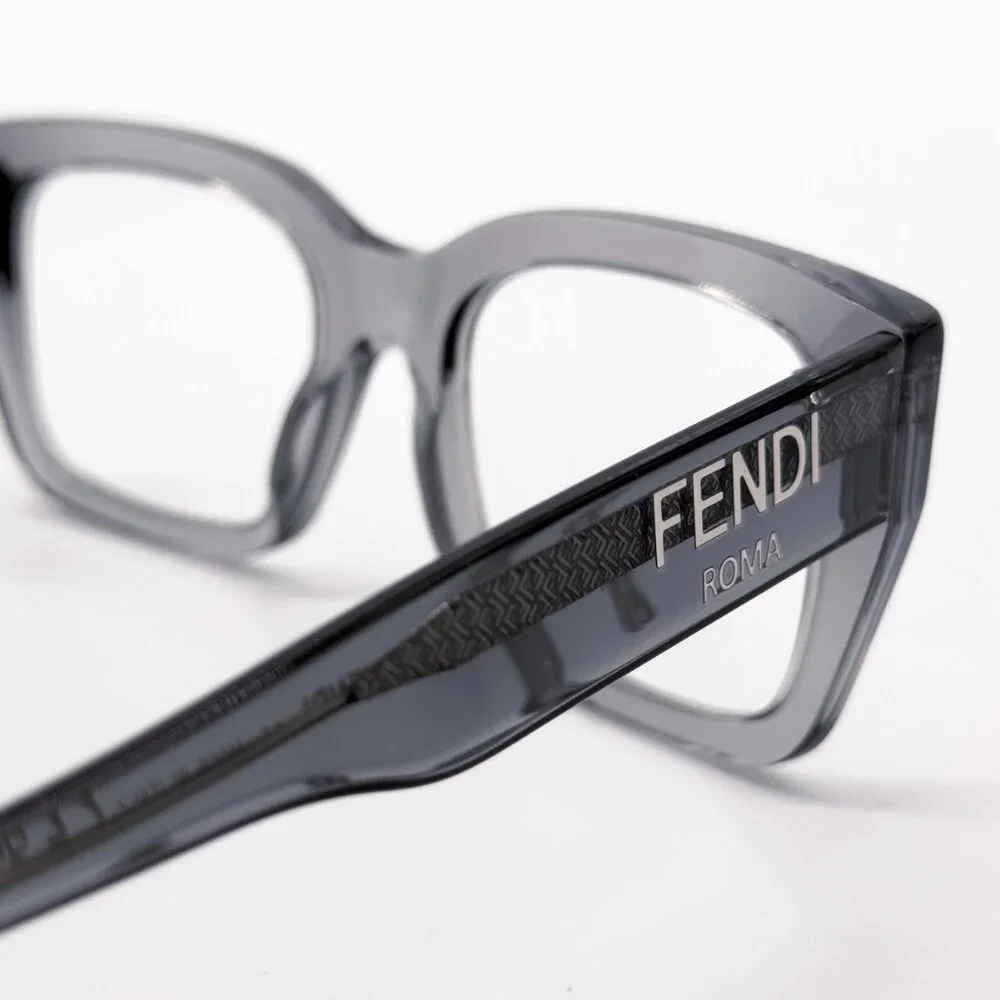 NEW FENDI FE50094I 020 GREY UNISEX EYEGLASSES FENDI